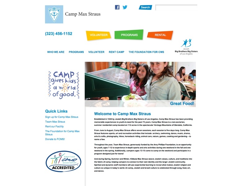 CMS website